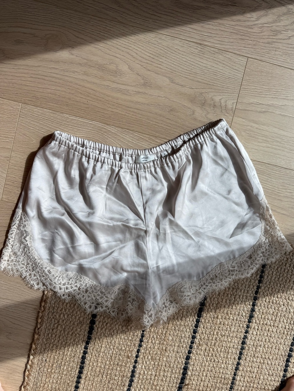 Aritzia Whimsy Satin Shorts